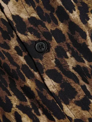 Nili Lotan Women's Celestine Leopard-Print Long-Sleeve Shirt | Thumbnail 7