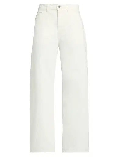 Nili Lotan Women's Tribeca Wide-Leg Jeans - Cream - Size 32 | Thumbnail 1