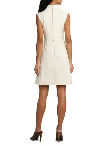 Alexander McQueen Women's Corset Washed Cotton Minidress - White - Size 10 | Thumbnail 4 Alexander McQueen Women's Corset Washed Cotton Minidress - White - Size 10 | Thumbnail 4