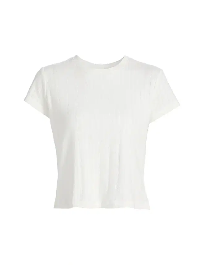 AG Jeans Women's Sadie Pointelle-Knit Cotton Top - Powder