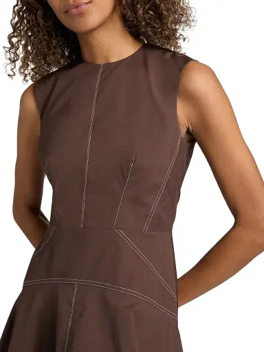 Veronica Beard Women's Karrigan Cotton Minidress | Thumbnail 6 Veronica Beard Women's Karrigan Cotton Minidress | Thumbnail 6