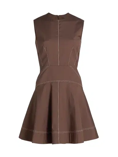 Veronica Beard Women's Karrigan Cotton Minidress | Thumbnail 1 Veronica Beard Women's Karrigan Cotton Minidress | Thumbnail 1