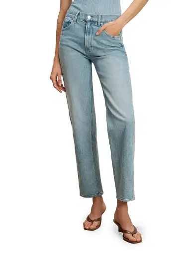 Veronica Beard Women's Harley Arc Leg High-Rise Jeans | Thumbnail 3