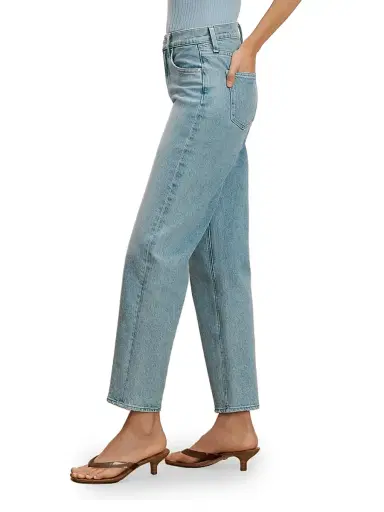 Veronica Beard Women's Harley Arc Leg High-Rise Jeans | Thumbnail 4