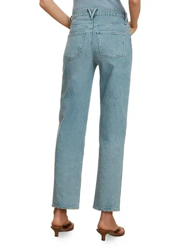 Veronica Beard Women's Harley Arc Leg High-Rise Jeans | Thumbnail 5
