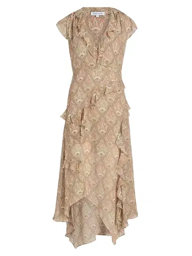 Veronica Beard Women's Avenel Paisley Cap-Sleeve Dress | Thumbnail 1