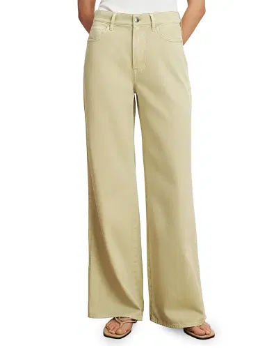Veronica Beard Women's Kasey Mid-Rise Wide-Leg Jeans | Thumbnail 3 Veronica Beard Women's Kasey Mid-Rise Wide-Leg Jeans | Thumbnail 3