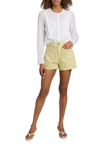 Veronica Beard Women's Elijah Patch Pocket Shorts | Thumbnail 2