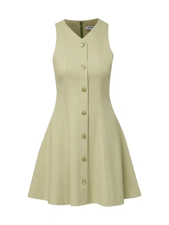 Veronica Beard Women's Steiner Button-Front Minidress - Pistachio