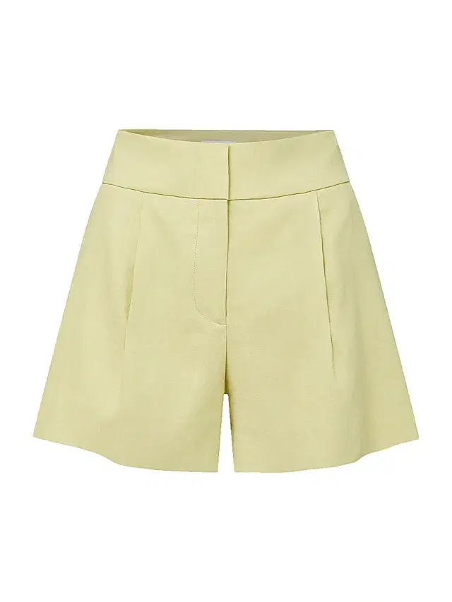 Veronica Beard Women's Haina Linen-Blend Shorts - Pistachio