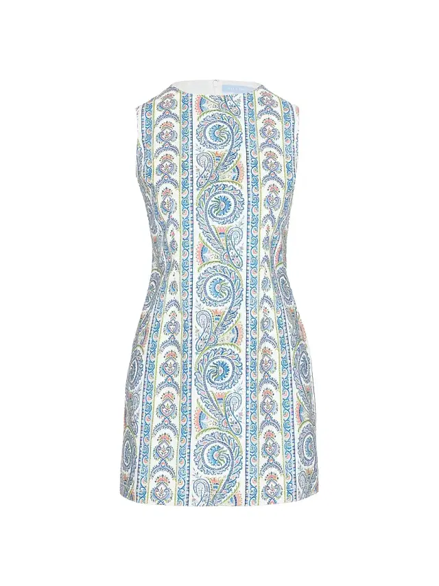 Hill House Home Women's The Viola Dress - Blue Corsica Paisley