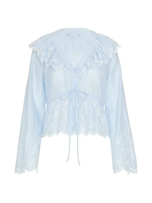 Hill House Home Women's The Zoya Top - Powder Blue