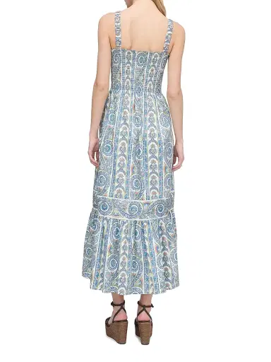 Hill House Home Women's The Anjuli Nap Dress - Blue Corsica Paisley | Thumbnail 4 Hill House Home Women's The Anjuli Nap Dress - Blue Corsica Paisley | Thumbnail 4