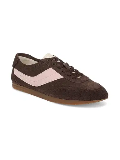 Vince Women's LA Runner Suede Slip-On Sneakers - Dark Mocha | Thumbnail 2 Vince Women's LA Runner Suede Slip-On Sneakers - Dark Mocha | Thumbnail 2