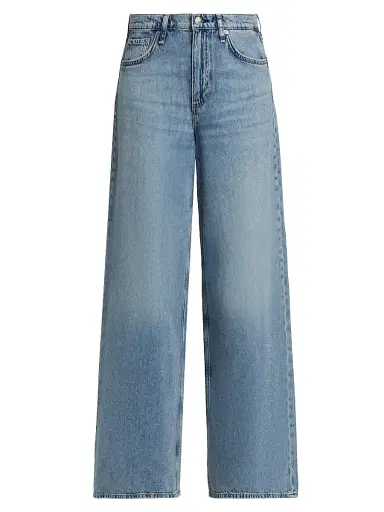 rag & bone Women's Sofie Featherweight Wide-Leg Jeans - Amalfi | Thumbnail 1