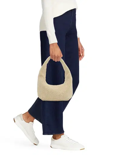 MANSUR GAVRIEL Women's Gnocchi Mini Faux-Shearling Shoulder Bag - Jasmine | Thumbnail 2