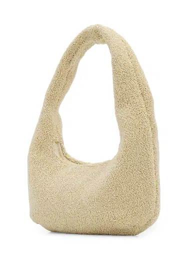 MANSUR GAVRIEL Women's Gnocchi Mini Faux-Shearling Shoulder Bag - Jasmine | Thumbnail 3