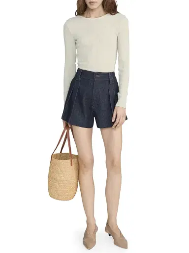 Frame Women's The Structural Denim Shorts - Rinse - Size 31 | Thumbnail 2