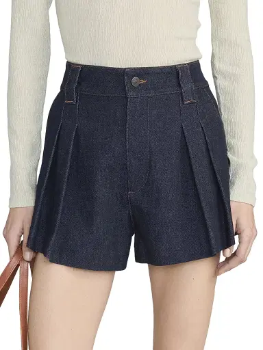 Frame Women's The Structural Denim Shorts - Rinse - Size 31 | Thumbnail 4