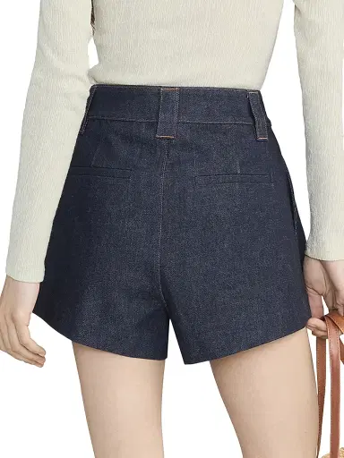 Frame Women's The Structural Denim Shorts - Rinse - Size 31 | Thumbnail 6