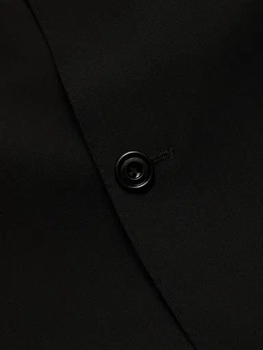 Sartorio Napoli Men's Wool Single-Breasted Suit - Black - Size 46 | Thumbnail 7