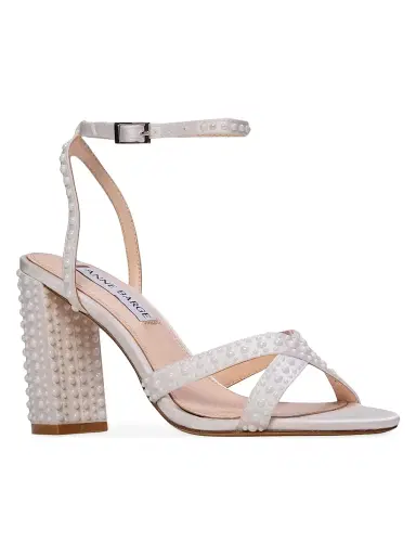 Anne Barge Women's Perle Satin Sandals | Thumbnail 2 Anne Barge Women's Perle Satin Sandals | Thumbnail 2
