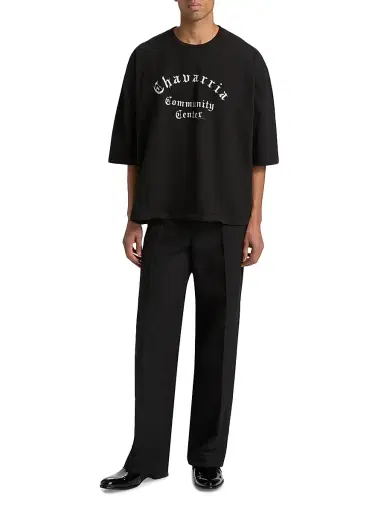Willy Chavarria Men's Chavarria Community Center Buffalo T-Shirt | Thumbnail 2 Willy Chavarria Men's Chavarria Community Center Buffalo T-Shirt | Thumbnail 2