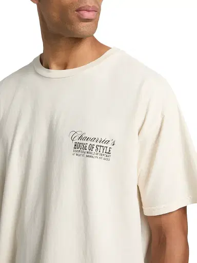 Willy Chavarria Men's House of Style Easy T-Shirt - Masa - Size Medium | Thumbnail 6 Willy Chavarria Men's House of Style Easy T-Shirt - Masa - Size Medium | Thumbnail 6