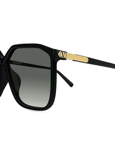Valentino Garavani Women's Vilouette 59MM Geometric Sunglasses | Thumbnail 3 Valentino Garavani Women's Vilouette 59MM Geometric Sunglasses | Thumbnail 3
