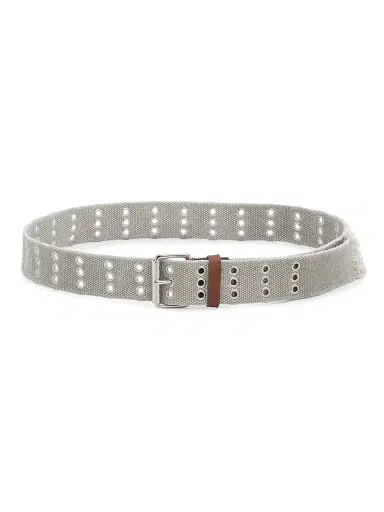 Isabel Marant Women's Fatsa Eyelet Cotton Belt - Khaki | Thumbnail 1 Isabel Marant Women's Fatsa Eyelet Cotton Belt - Khaki | Thumbnail 1