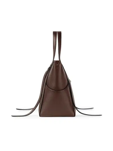 Givenchy Women's The Snatch Large Tote Bag in Grained Leather - Dark Brown | Thumbnail 3