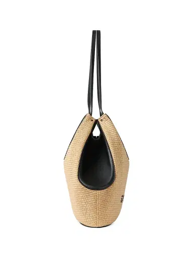 Givenchy Women's Medium Facet Tote Bag in Raffia | Thumbnail 4