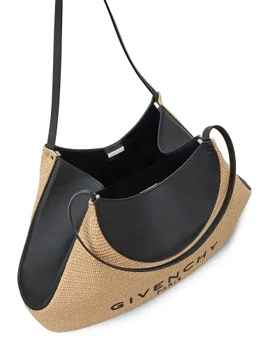 Givenchy Women's Medium Facet Tote Bag in Raffia | Thumbnail 5