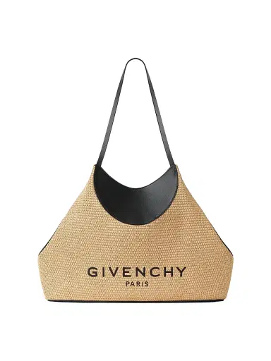 Givenchy Women's Medium Facet Tote Bag in Raffia | Thumbnail 1