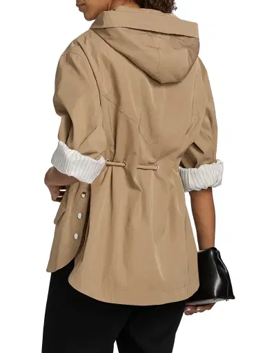 Ba&sh Women's Ilio Mini Trench Coat - Camel | Thumbnail 5 Ba&sh Women's Ilio Mini Trench Coat - Camel | Thumbnail 5