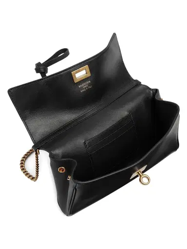 Balenciaga Women's Rodeo Wallet on Chain - Black Gold | Thumbnail 3
