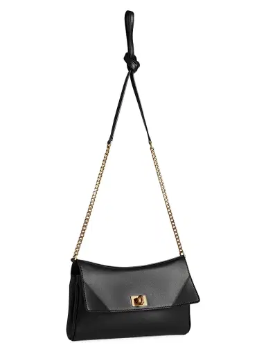 Balenciaga Women's Rodeo Wallet on Chain - Black Gold | Thumbnail 4