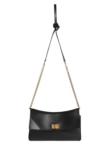 Balenciaga Women's Rodeo Wallet on Chain - Black Gold | Thumbnail 5