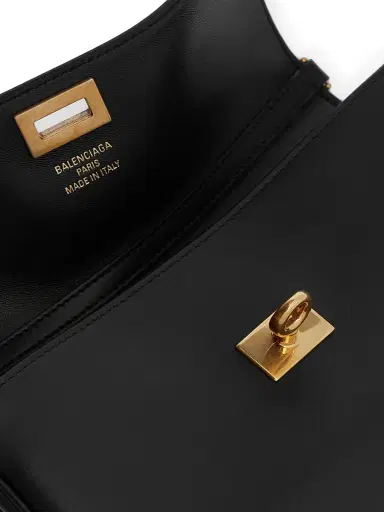 Balenciaga Women's Rodeo Wallet on Chain - Black Gold | Thumbnail 6