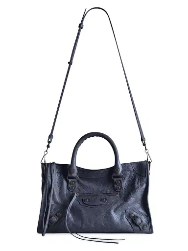 Balenciaga Women's Le City Small Top Handle Bag - Dark Maree | Thumbnail 6 Balenciaga Women's Le City Small Top Handle Bag - Dark Maree | Thumbnail 6