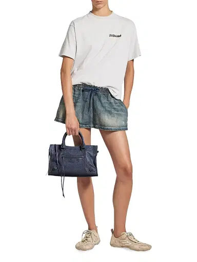 Balenciaga Women's Le City Small Top Handle Bag - Dark Maree | Thumbnail 1 Balenciaga Women's Le City Small Top Handle Bag - Dark Maree | Thumbnail 1