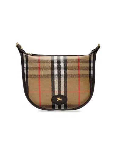 Burberry Women's Highlands Mini Check Chain Shoulder Bag | Thumbnail 1 Burberry Women's Highlands Mini Check Chain Shoulder Bag | Thumbnail 1