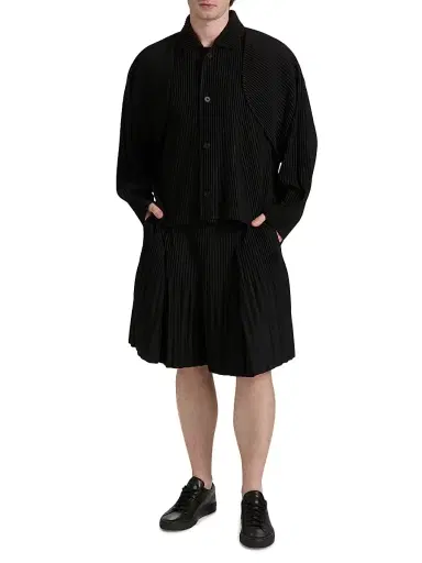Homme Plissé Issey Miyake Men's Wear Or Wrap Shorts | Thumbnail 2 Homme Plissé Issey Miyake Men's Wear Or Wrap Shorts | Thumbnail 2
