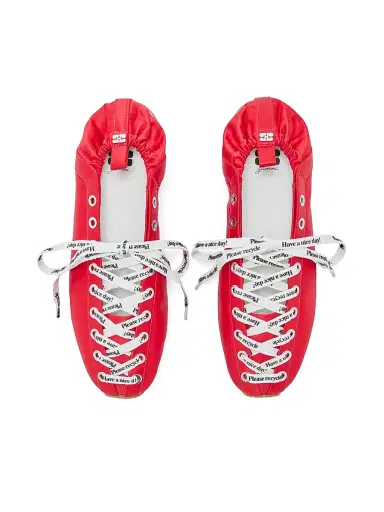 Ganni Women's Satin Ballerina Flats | Thumbnail 3 Ganni Women's Satin Ballerina Flats | Thumbnail 3