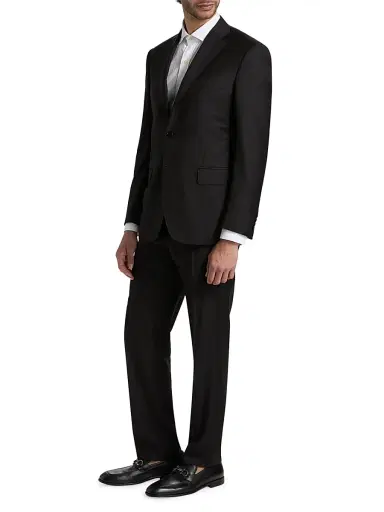 Canali Men's Wool Single-Breasted Suit | Thumbnail 4