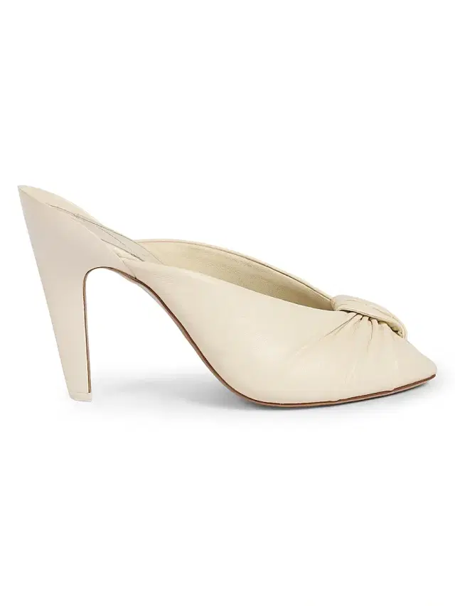 Chloé Women's Suzie Peep-Toe Leather Mules - Soft