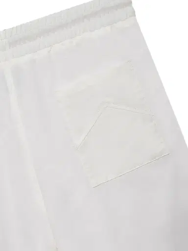 Rhude Men's Logo Track Shorts - White Red - Size XS | Thumbnail 4