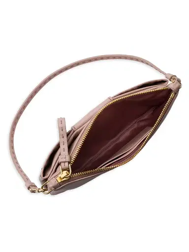 Prada Women's Nappa Leather Zipper Pouch - Black | Thumbnail 4
