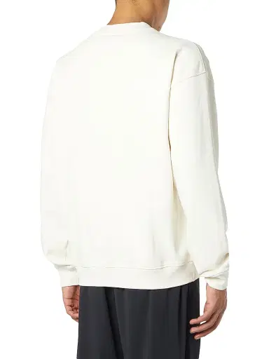 Diesel Men's Boxt N5 Flocked Logo Sweatshirt - Off White | Thumbnail 2