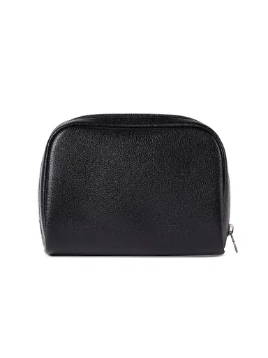 Brunello Cucinelli Grained Leather Slim Beauty Case - Black | Thumbnail 2 Brunello Cucinelli Grained Leather Slim Beauty Case - Black | Thumbnail 2